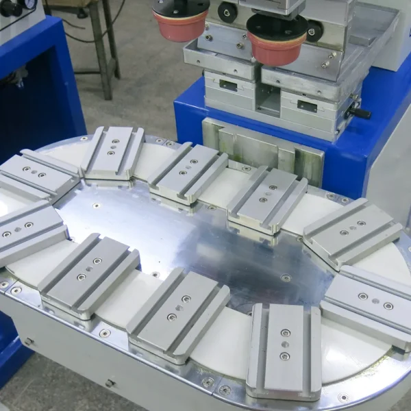 Two Color Pad Printing Machine With Conveyor For Bottle Caps - Image 3