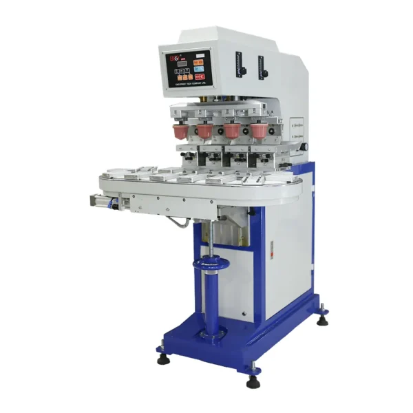 Four Color Pad Printer With Shutter For Shoes