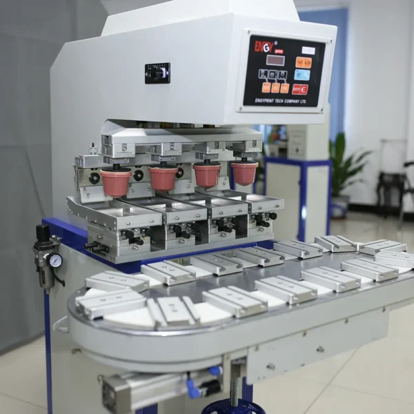 Four Color Pad Printer With Shutter For Shoes - Image 3