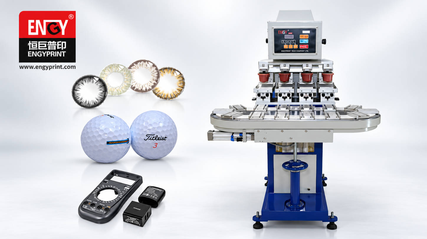 Automatic Pad Printing Machine with Conveyor
